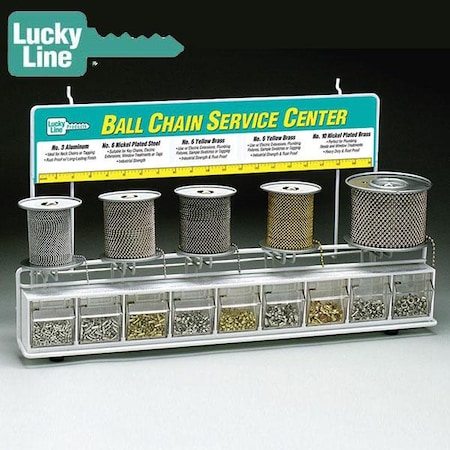 Lucky Line LuckyLine: 6B BALL CHAIN COUP YB, PK 25 LKL-32025